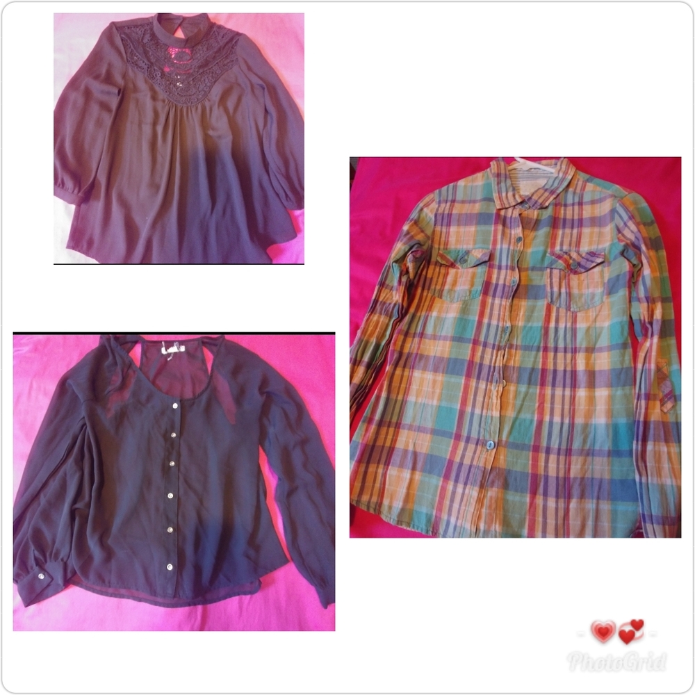 Three blouses